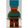 LEGO Alex with Dark Orange Legs and Medium Azure Helmet Minifigure