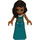 LEGO Amelia with Turquoise Dress Minifigure