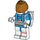 LEGO Astronaut with Metallic Gold Visor Minifigure