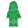 LEGO Awesome Bright Green Monochrome Minifigure