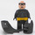 LEGO Batman with Black Suit and Yellow Utility Belt with Stern / Open Mouth Minifigure