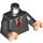 LEGO Black Albert Runcorn Minifig Torso (973 / 76382)