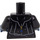 LEGO Black Bib Fortuna with Black Robe Minifig Torso (973 / 76382)