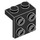 LEGO Black Bracket 1 x 2 with 2 x 2 (21712 / 44728)