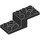 LEGO Black Bracket 2 x 5 x 1.3 with Holes (11215 / 79180)