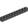 LEGO Black Brick 1 x 10 with Holes (2730)