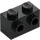 LEGO Black Brick 1 x 2 with Studs on Opposite Sides (52107)