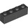 LEGO Black Brick 1 x 4 with dark grey Pinstripe  (3010 / 36784)