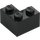 LEGO Black Brick 2 x 2 Corner (2357)