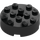 LEGO Black Brick 4 x 4 Round with Hole (87081)