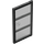 LEGO Black Door 1 x 4 x 6 with 3 Panes and Transparent Glass (35166)