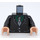 LEGO Black Draco Malfoy with Black Suit Minifig Torso (973 / 76382)