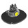 LEGO Black Hat with Wide Brim with Spikes on Top and Yellow Eye (103027)