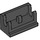 LEGO Black Hinge 1 x 2 Base (3937)