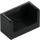 LEGO Black Panel 1 x 2 x 1 with Closed Corners (23969 / 35391)