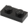LEGO Black Plate 1 x 2 (3023)