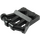 LEGO Black Plate 1 x 2 with Angled Bar Handles (92692)