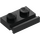 LEGO Black Plate 1 x 2 with Door Rail (32028)