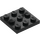 LEGO Black Plate 3 x 3 (11212)