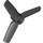 LEGO Black Propeller with 3 Blades, 5 Diameter (77099 / 92842)