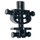 LEGO Black Skeleton Body with Shoulder Rods (60115 / 78132)