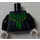 LEGO Black Skull Sorcerer Minifig Torso (973 / 76382)