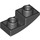 LEGO Black Slope 1 x 2 Curved Inverted (24201)
