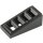 LEGO Black Slope 1 x 2 x 0.7 (18°) with Grille (61409)