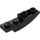 LEGO Black Slope 1 x 4 Curved Inverted (13547)