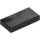 LEGO Black Tile 1 x 2 with Groove (3069 / 30070)