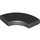 LEGO Black Tile 2 x 2 Curved Corner (27925)