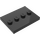 LEGO Black Tile 3 x 4 with Four Studs (17836 / 88646)