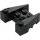 LEGO Black Wedge Brick 3 x 4 with Stud Notches (50373)