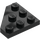 LEGO Black Wedge Plate 3 x 3 Corner (2450)