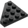 LEGO Black Wedge Plate 4 x 4 Corner (30503)