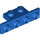 LEGO Blue Bracket 1 x 2 - 1 x 4 with Square Corners (2436)