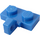 LEGO Blue Hinge Plate 1 x 2 with Vertical Locking Stub without Bottom Groove (44567)