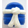 LEGO Blue Ninjago Wrap with White Mask and Jay Ninjago Logogram
