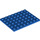 LEGO Blue Plate 6 x 8 (3036)