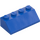 LEGO Blue Slope 2 x 4 (45°) with Rough Surface (3037)