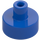 LEGO Blue Tile 1 x 1 Round with Hollow Bar (20482 / 31561)