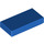 LEGO Blue Tile 1 x 2 with Groove (3069 / 30070)