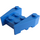 LEGO Blue Wedge Brick 3 x 4 with Stud Notches (50373)