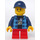 LEGO Boy with Blue Checkered Jacket and Banana Minifigure