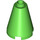 LEGO Bright Green Cone 2 x 2 x 2 (Open Stud) (3942 / 14918)