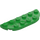 LEGO Bright Green Plate 2 x 6 with Rounded Corners (18980)