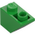 LEGO Bright Green Slope 1 x 2 (45°) Inverted (3665)