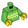 LEGO Bright Green Sweater with Zig Zag Stripes Minifig Torso (973 / 76382)