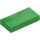 LEGO Bright Green Tile 1 x 2 with Groove (3069 / 30070)