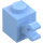 LEGO Bright Light Blue Brick 1 x 1 with Horizontal Clip (60476 / 65459)